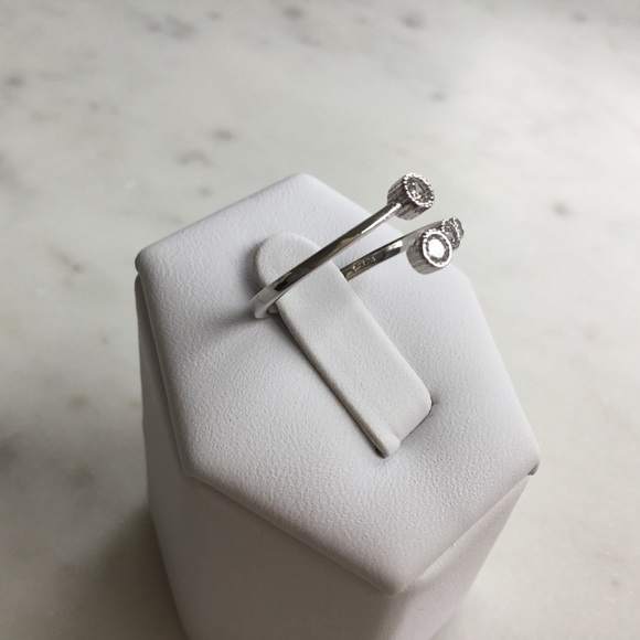 Sale $12! Sterling Silver Adjustable Cz Ring - Picture 14 of 16